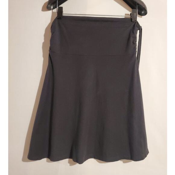 Patagonia Lithia Skirt Jersey Knit A-Line Convertible Bandeau Top Size XS Black - Picture 4 of 10
